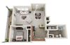 Sunset Crossing_Beaverton OR_Floor Plan_One Bedroom One Bathroom Sunset Crossing_Beaverton OR_Floor Plan_One Bedroom One Bathroom